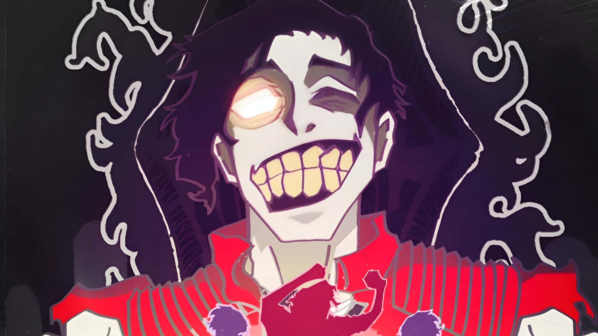 Don Lorenzo, glowing eye, wide grin, Full HD Desktop Wallpaper
