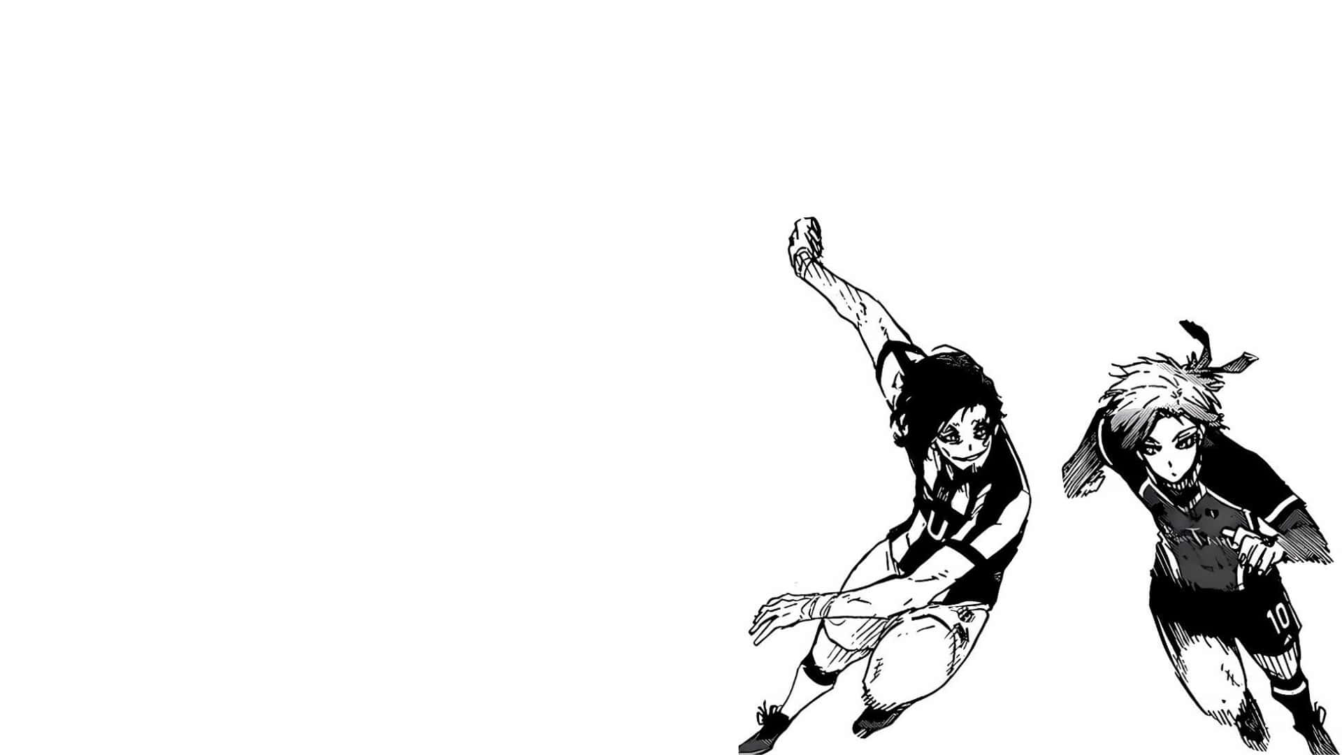 Don Lorenzo, anime-style, volleyball players, Full HD Desktop Wallpaper