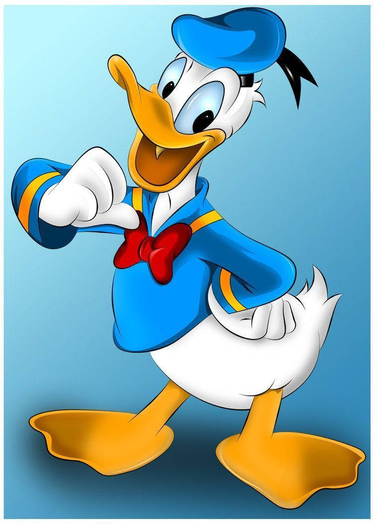 Donald Duck, sailor outfit, classic sailor outfit, SD Phone Wallpaper