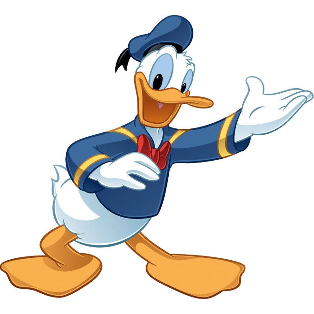 Donald Duck, sailor outfit, red bow tie, SD Desktop Wallpaper