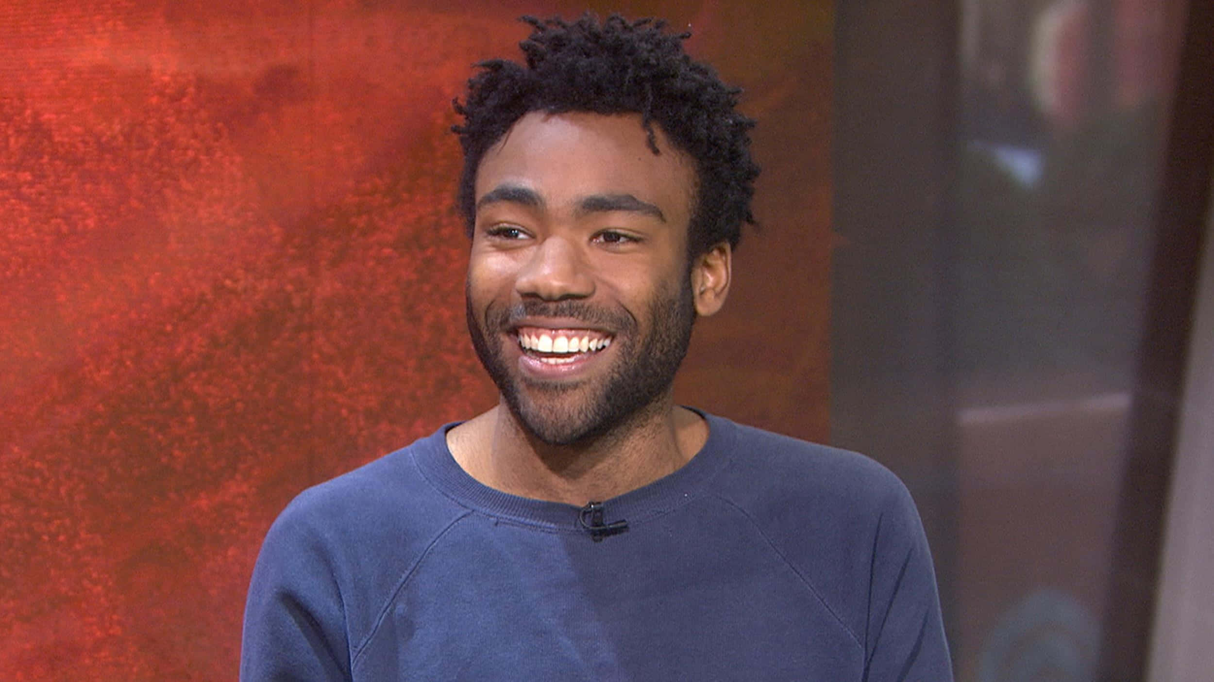 Donald Glover, curly hair, beard, Full HD Desktop Wallpaper
