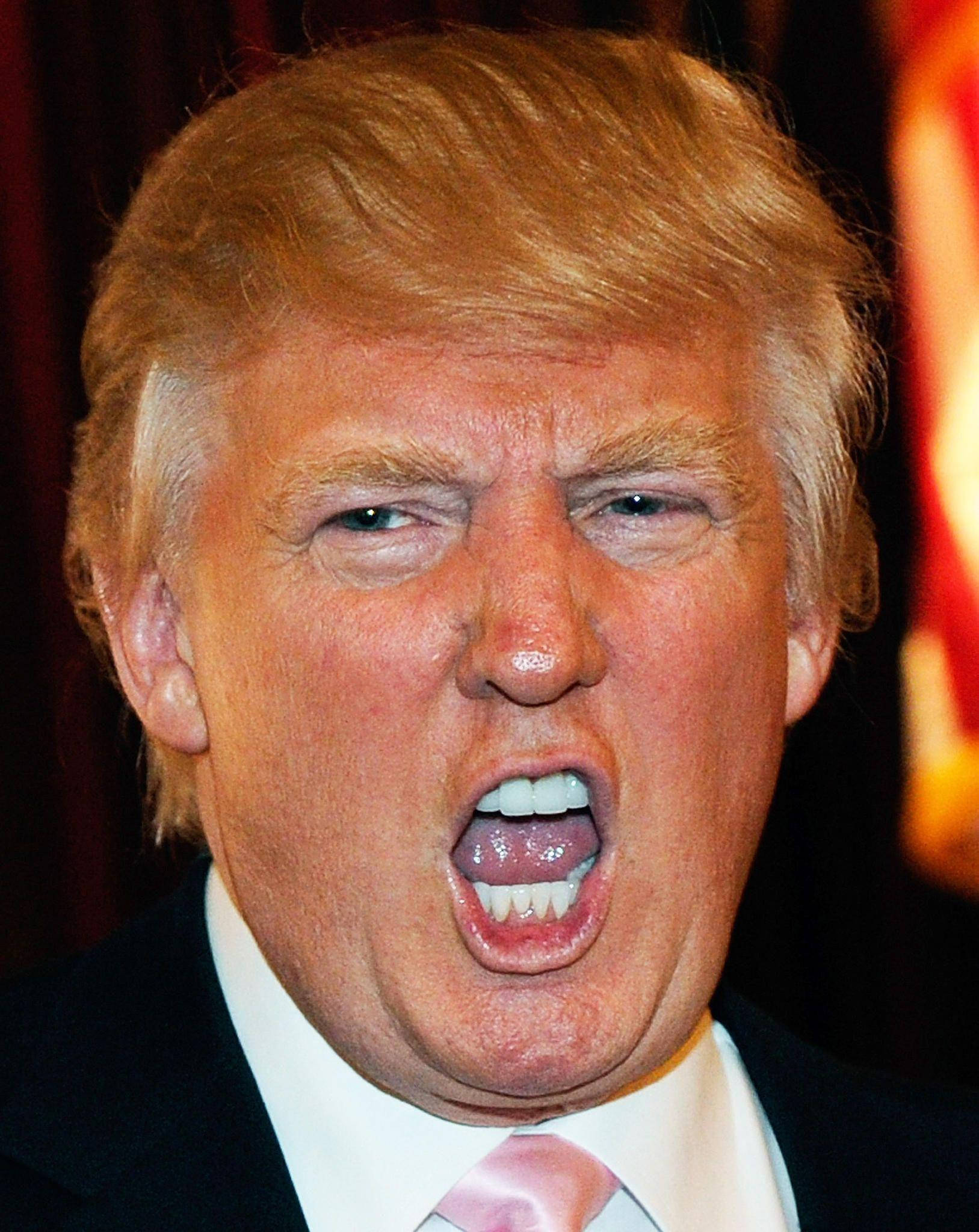 Donald Trump, blond hair, suit, Full HD Phone Wallpaper