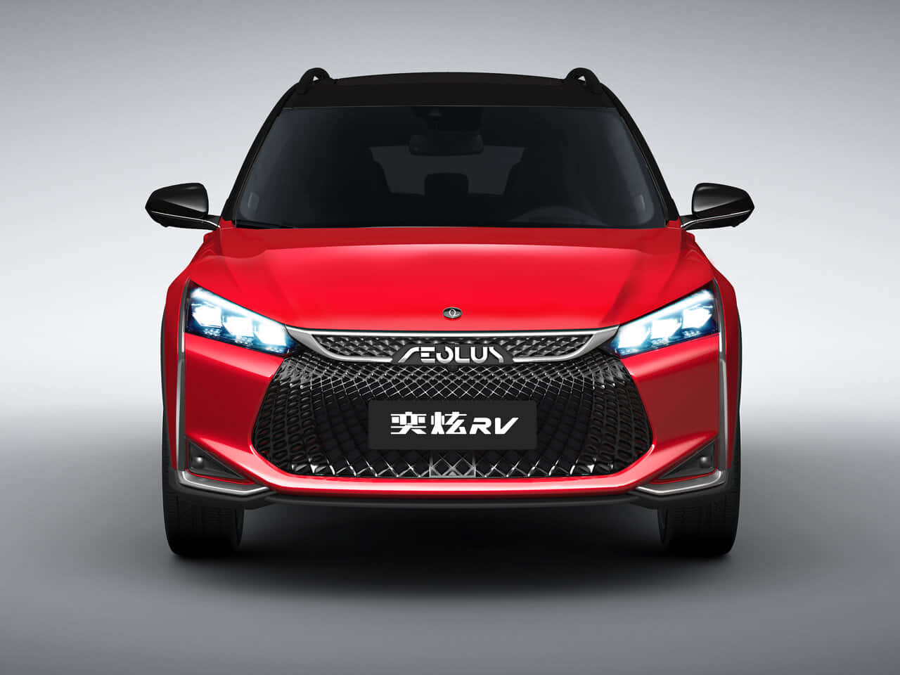 Dongfeng Aeolus Yixuan, vibrant red, sharp headlights, HD Desktop Wallpaper