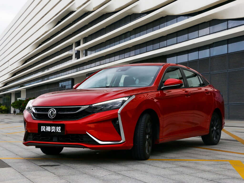 Dongfeng Aeolus Yixuan, red, glossy, SD Desktop Wallpaper
