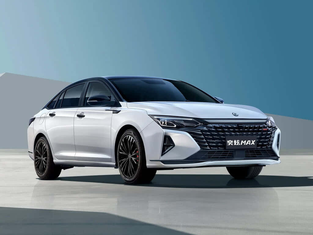 Dongfeng Aeolus Yixuan M A X, sedan, white, SD Desktop Wallpaper