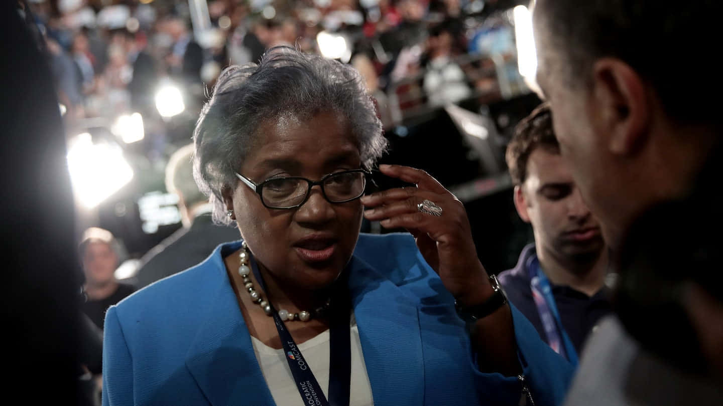 Donna Brazile, blue blazer, glasses, HD Desktop Wallpaper