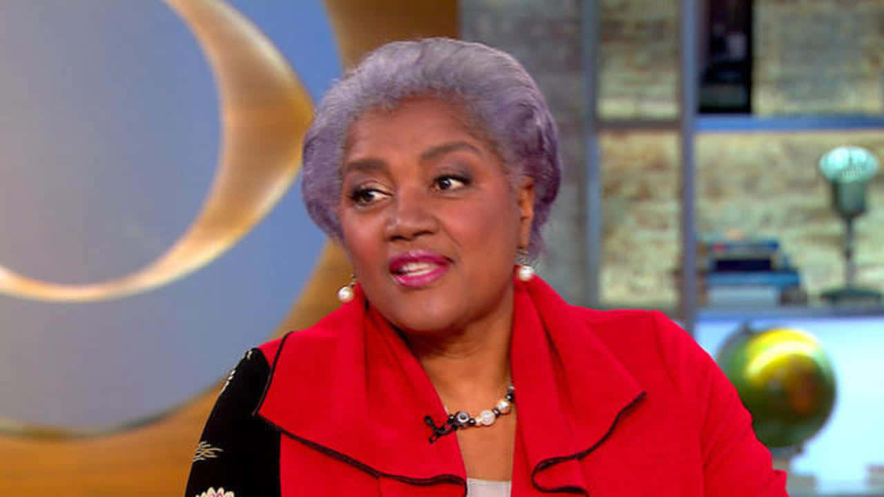Donna Brazile, silver hair, bold red jacket, HD Desktop Wallpaper