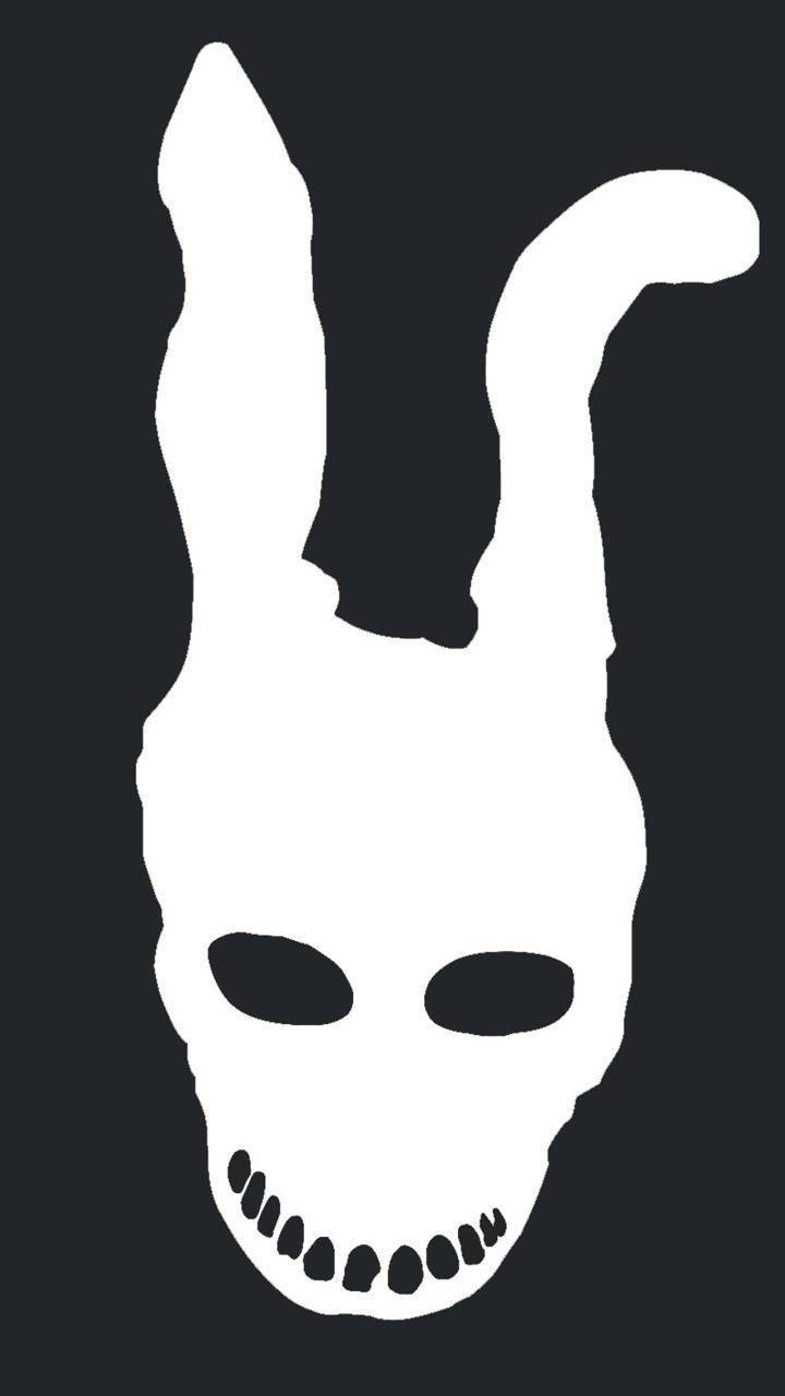 Donnie Darko, white skull head, bunny ears, HD Phone Wallpaper