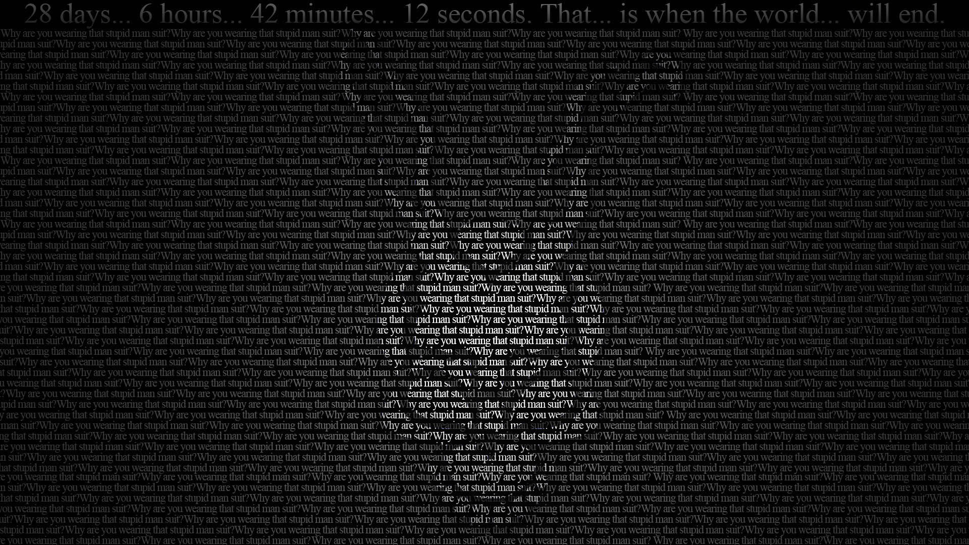 Donnie Darko, skull monster, black, Full HD Desktop Wallpaper