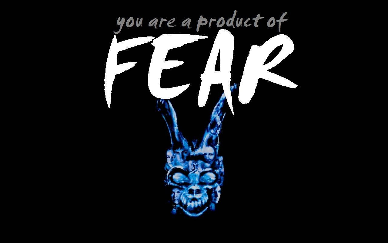 Donnie Darko, fear, blue glowing bunny head, HD Desktop Wallpaper
