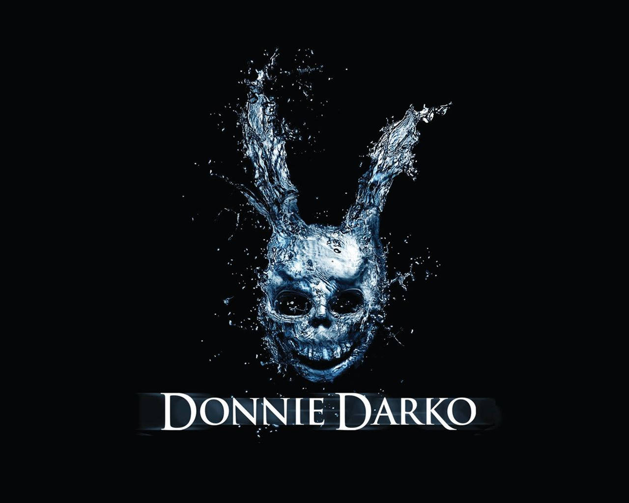 Donnie Darko, skull face, blue water splash, HD Desktop Wallpaper