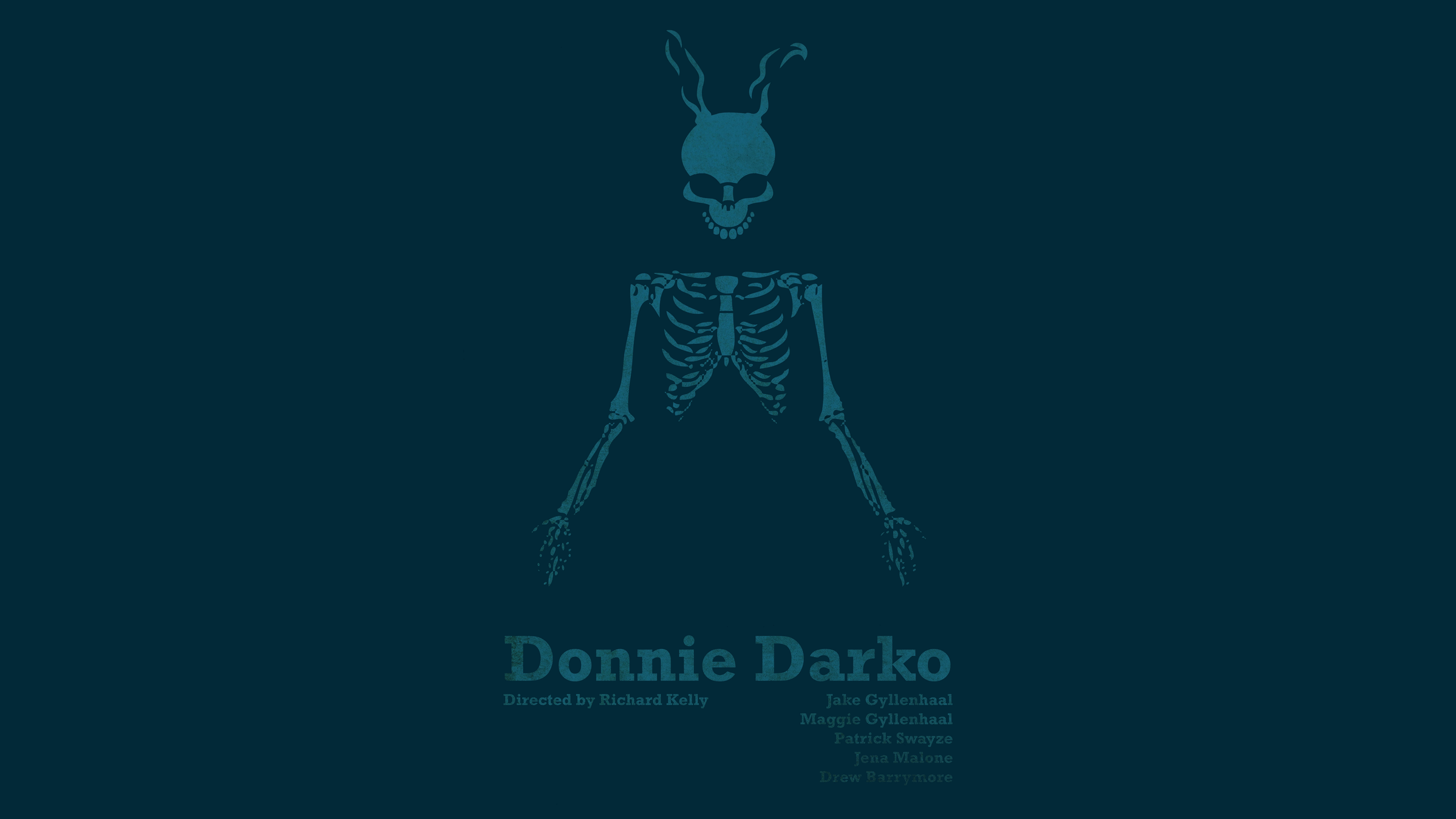 Donnie Darko, skeleton, bunny ears, 8K Desktop Wallpaper