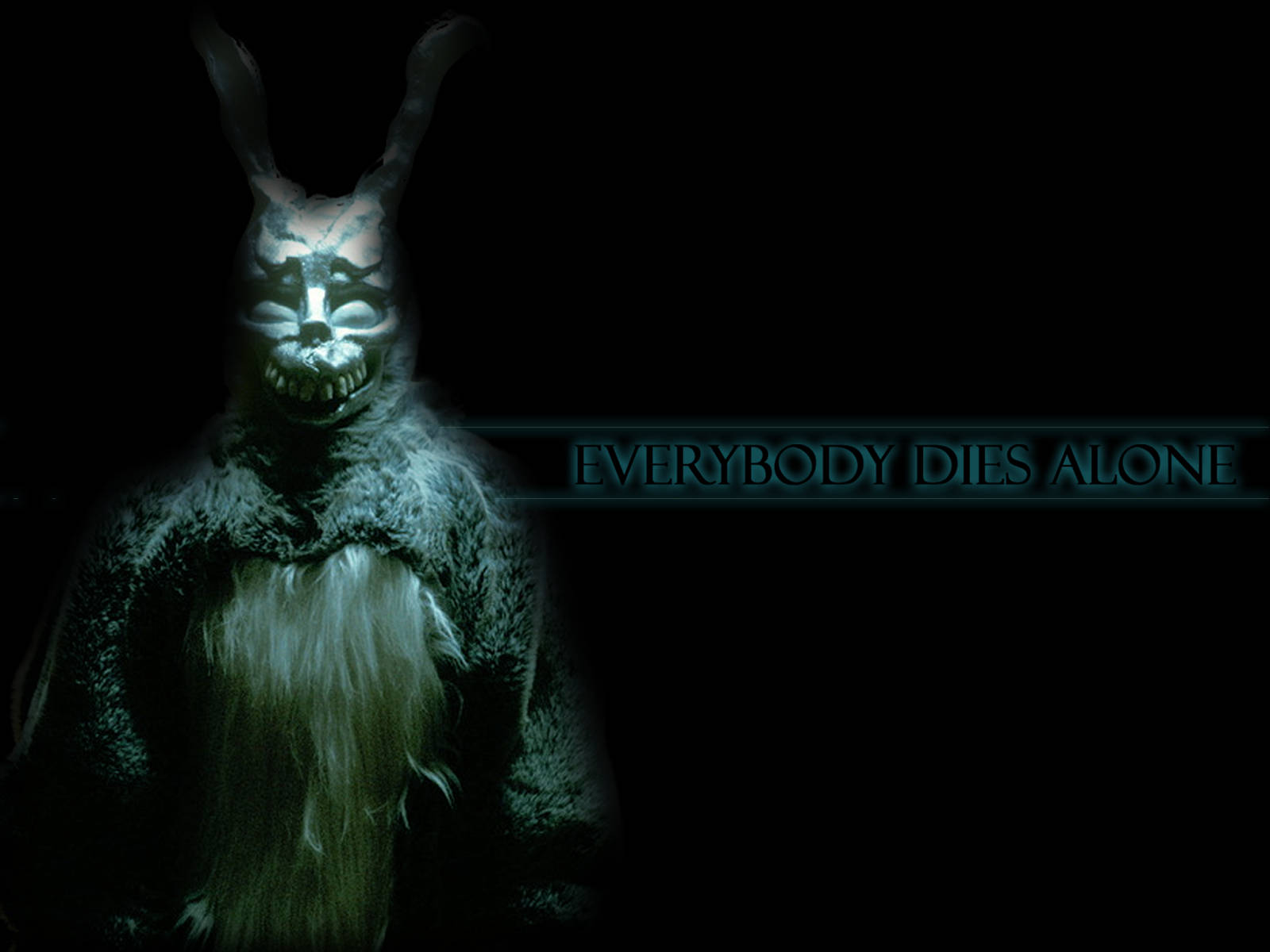 Donnie Darko, big monster, glowing eyes, HD Desktop Wallpaper