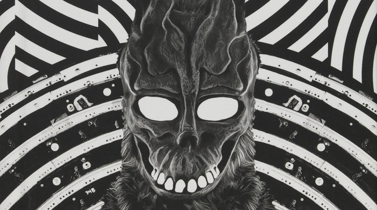 Donnie Darko, monster head, glowing eyes, HD Desktop Wallpaper