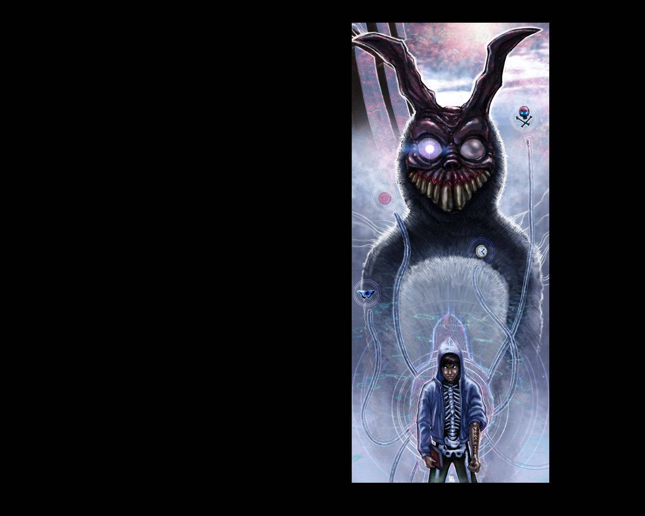 Donnie Darko, big monster, hoodie, HD Desktop Wallpaper