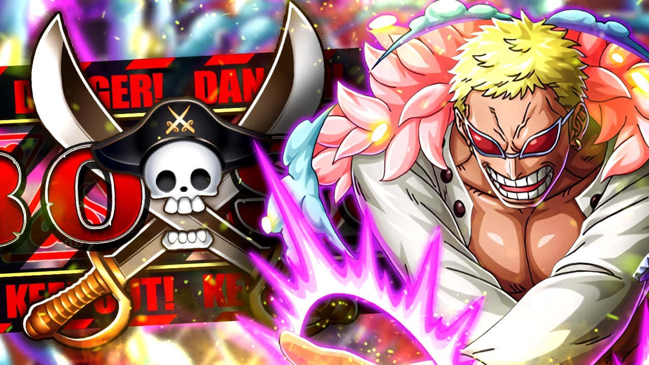 Donquixote Family, spiky blonde hair, red goggles, HD Desktop Wallpaper