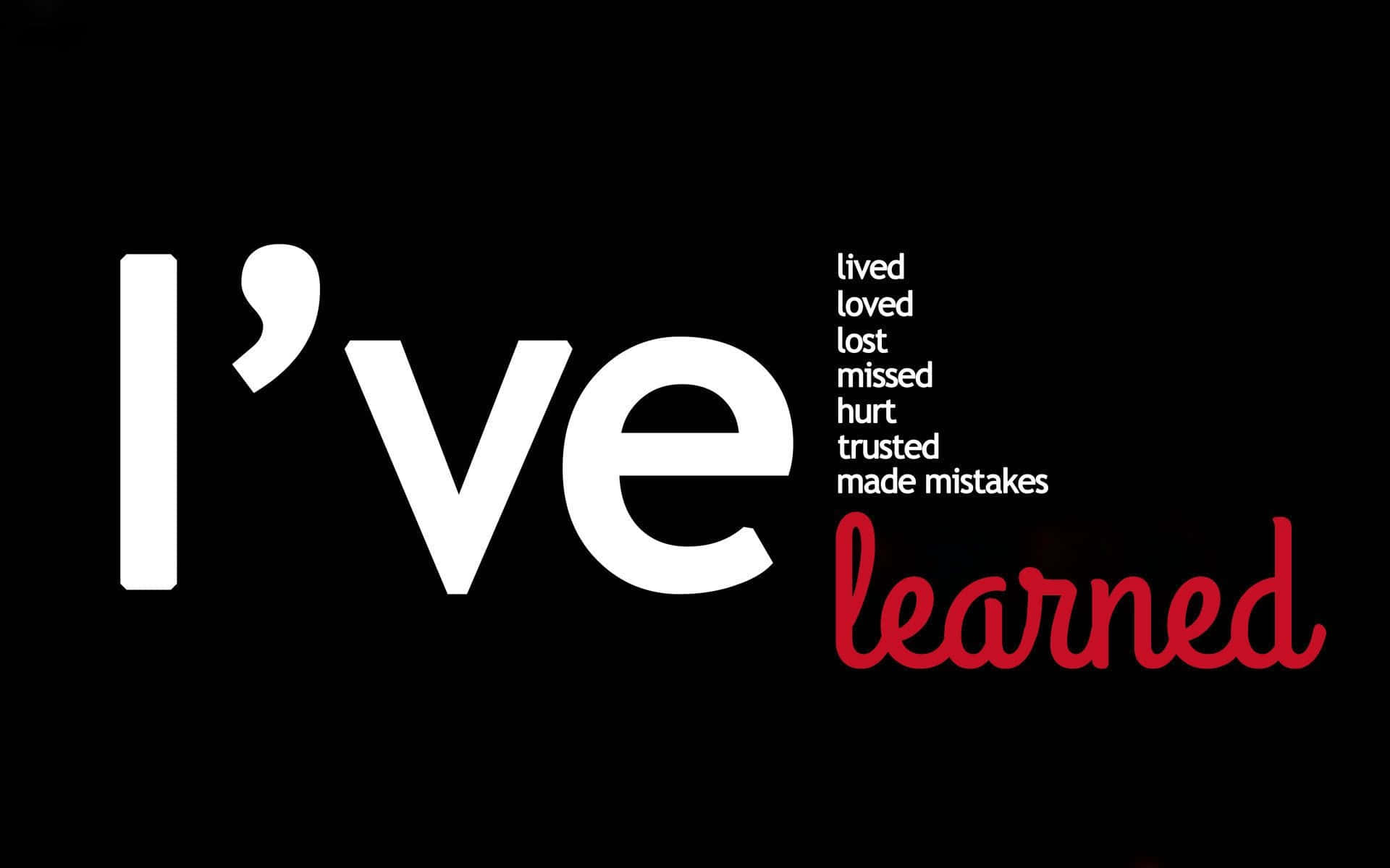 black background, white text, red text, Full HD Desktop Wallpaper