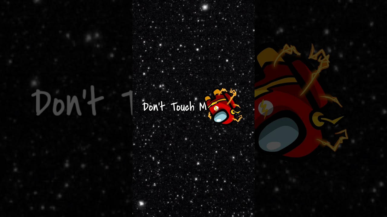 Don't Touch My Computer, red cartoon character, lightning bolts, HD Desktop Wallpaper