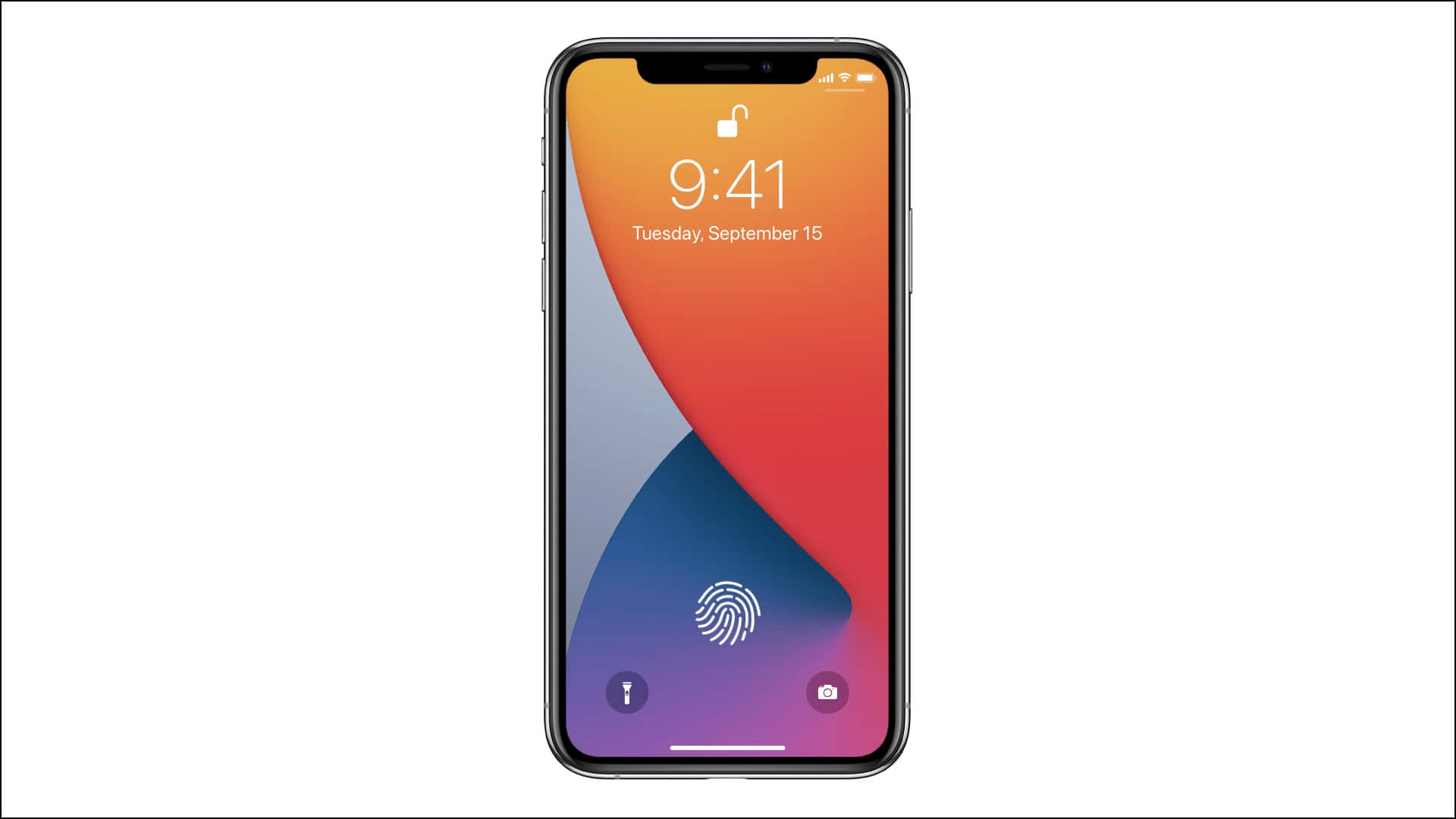 iPhone X, Touch ID, 9:41, Full HD Desktop Wallpaper