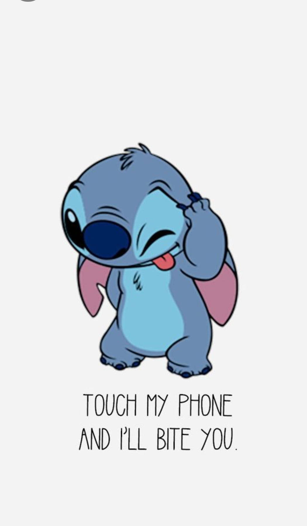 Stitch, blue cartoon alien, pink ears, HD Phone Wallpaper