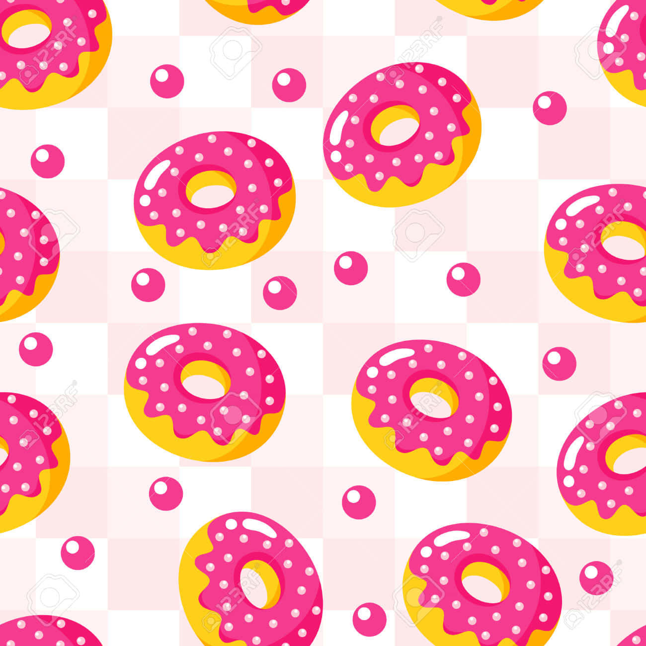 pink, yellow, white sprinkles, HD Desktop Wallpaper