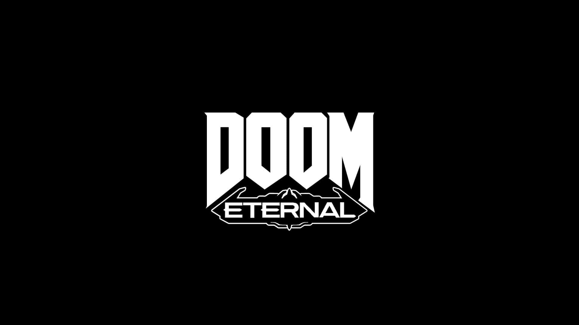 DOOM Eternal HD, DOOM ETERNAL, white, Full HD Desktop Wallpaper