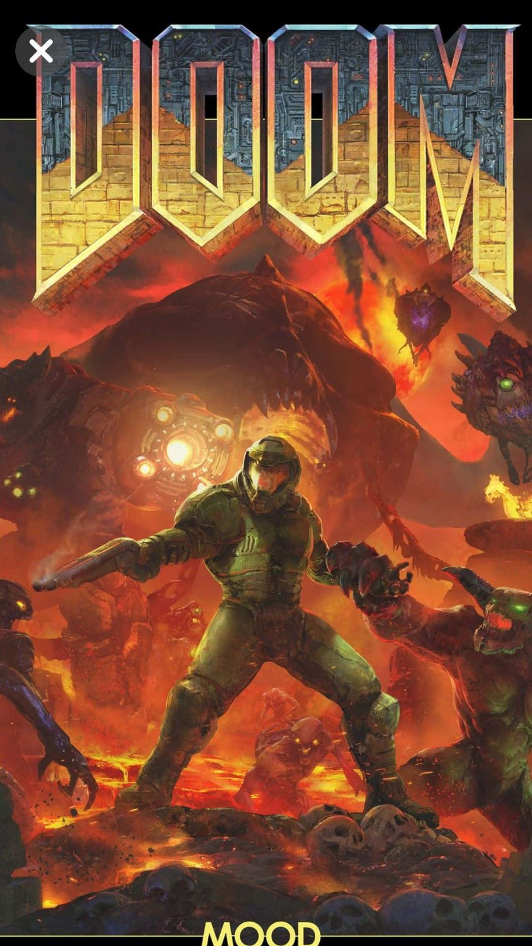 Doom Eternal, iPhone, green armor, Full HD Phone Wallpaper