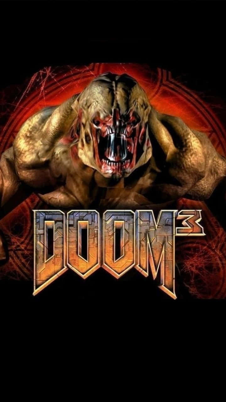 Doom Eternal, iPhone, glowing red eyes, HD Phone Wallpaper