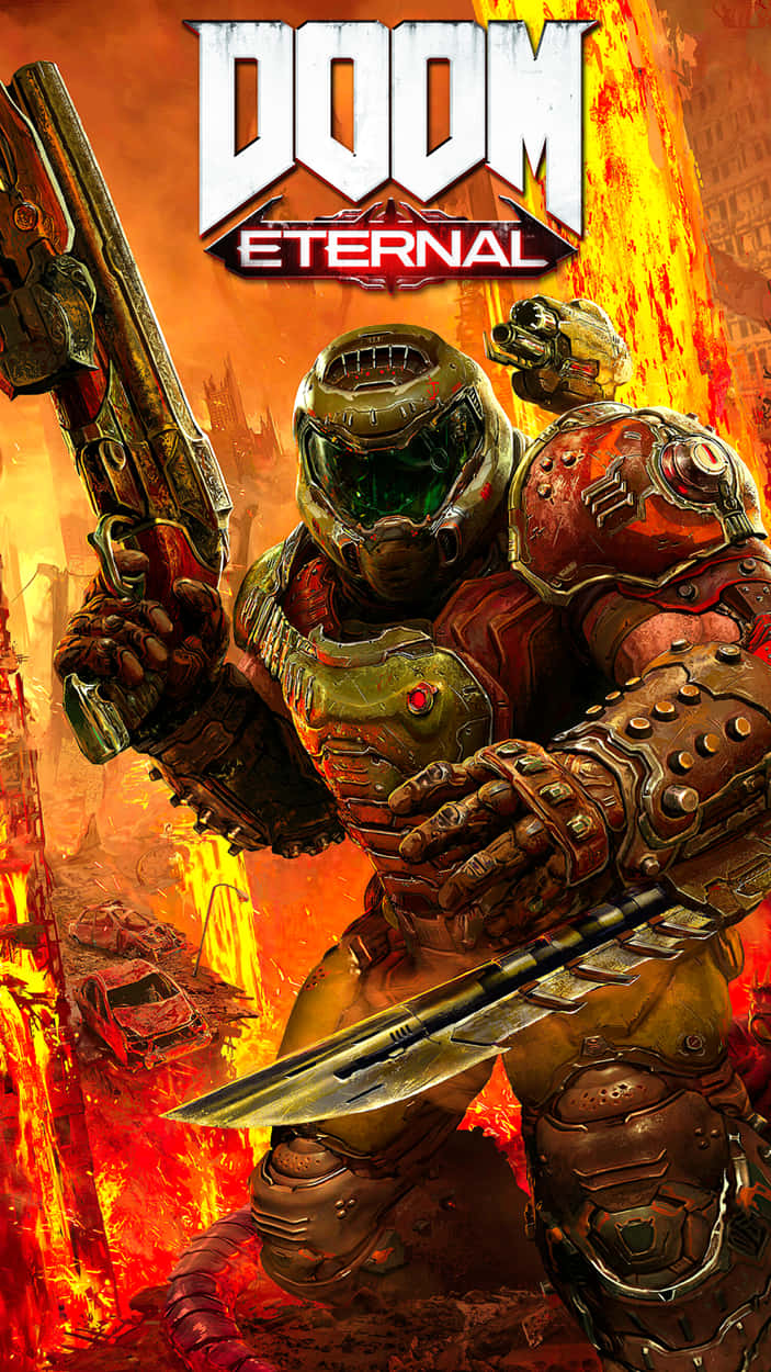 Doom, iPhone, shotgun, SD Phone Wallpaper