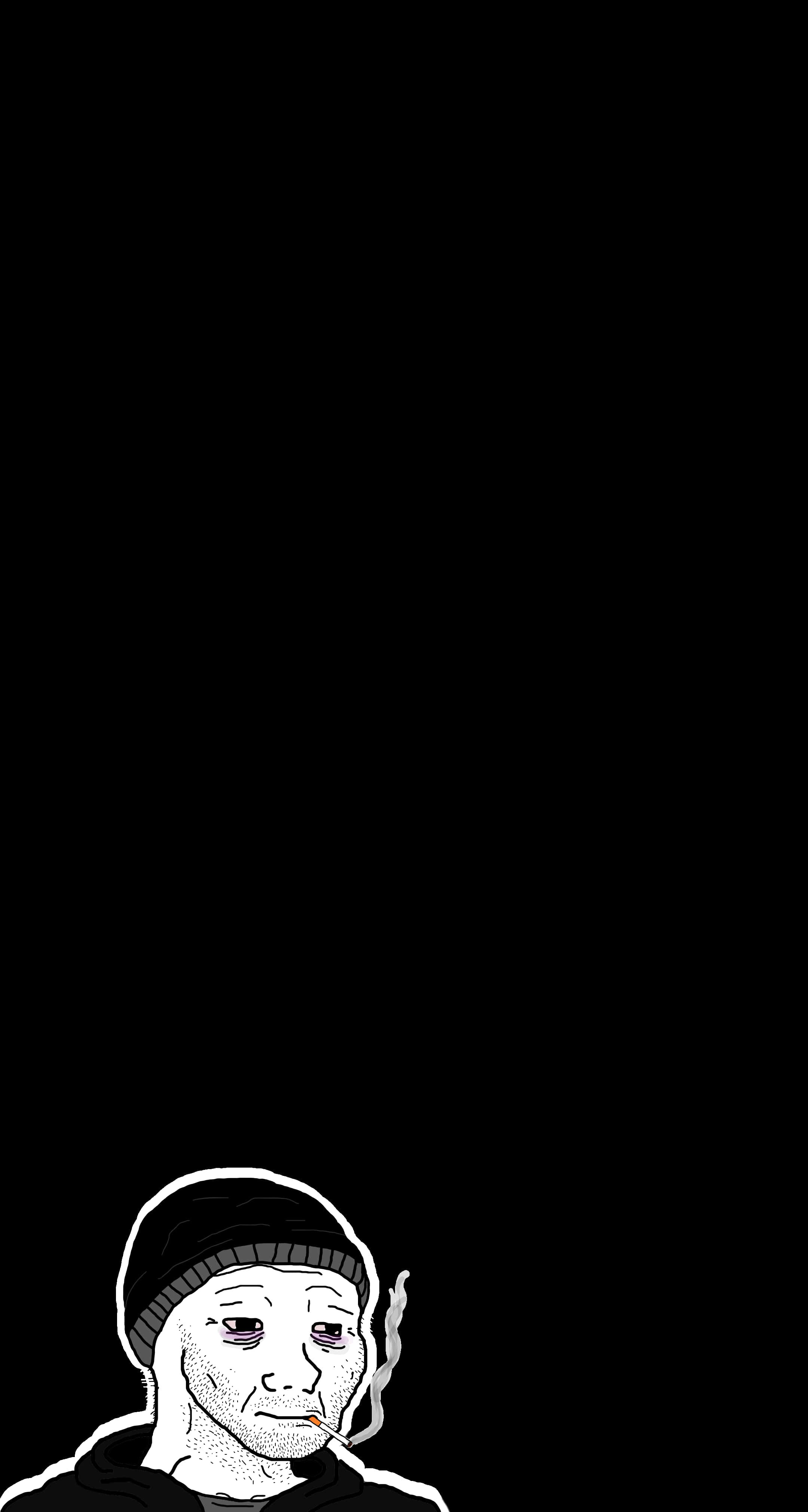 black and white, person, cigarette, 4K Phone Wallpaper