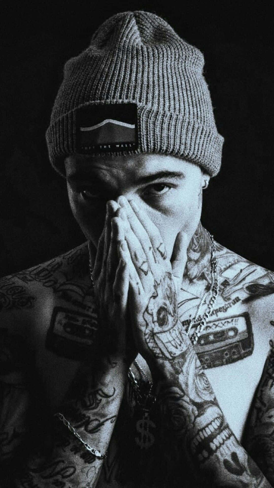 Dope Boy, body tattoo, beanie, Full HD Phone Wallpaper