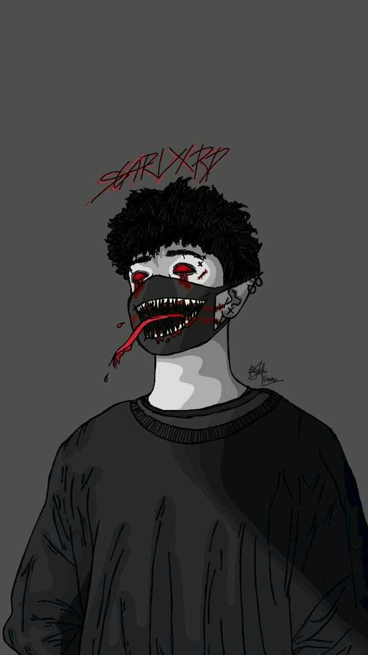 Dope Boy, grotesque mask, sharp teeth, HD Phone Wallpaper