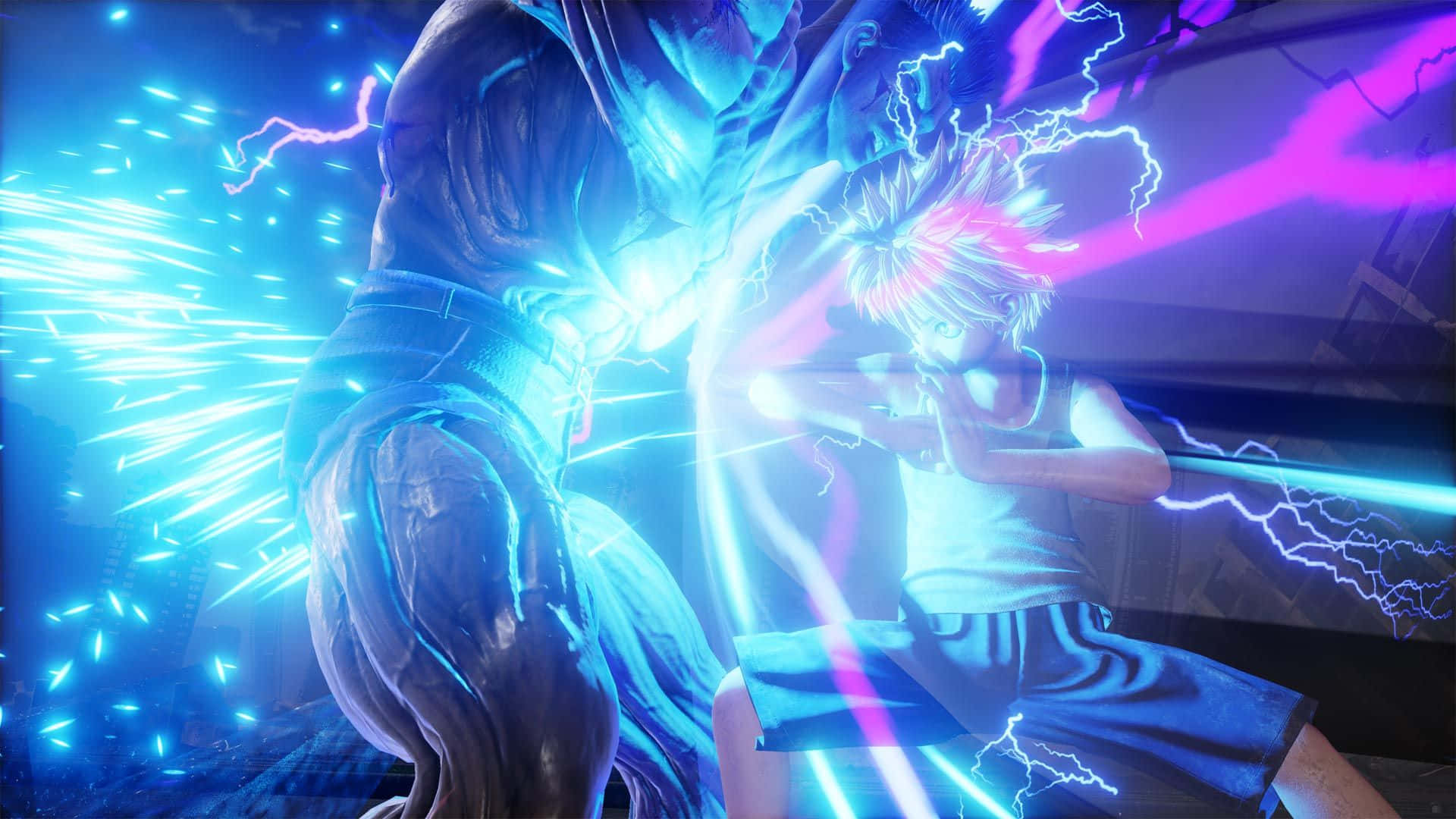 Dope Ps4, blue lightning, purple lightning, Full HD Desktop Wallpaper
