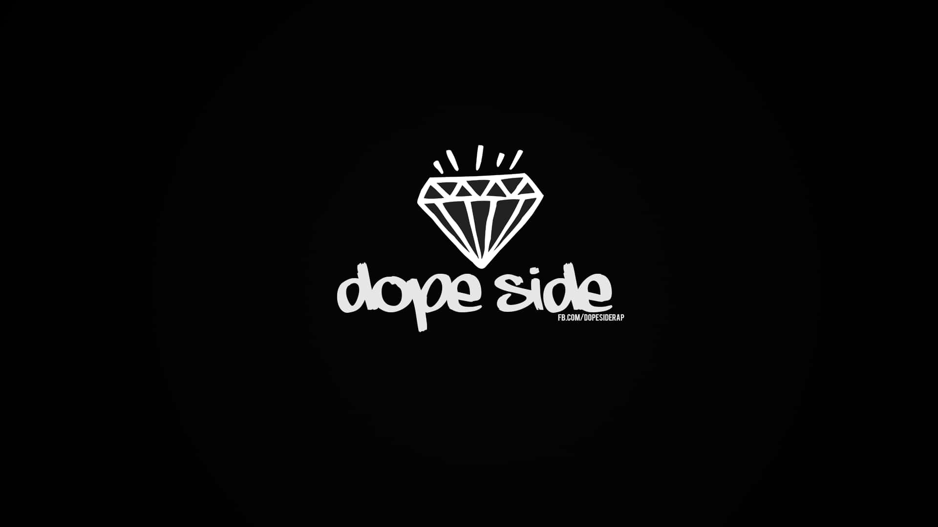 Dope PS4, diamond, white logo, Full HD Desktop Wallpaper