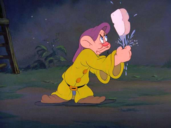 Dopey, dwarf, yellow clothes, SD Desktop Wallpaper