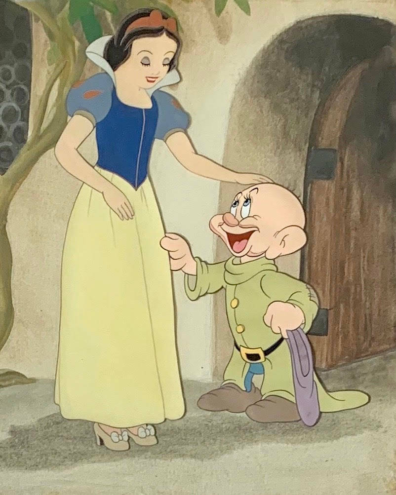Dopey, Snow White, blue bodice, SD Phone Wallpaper
