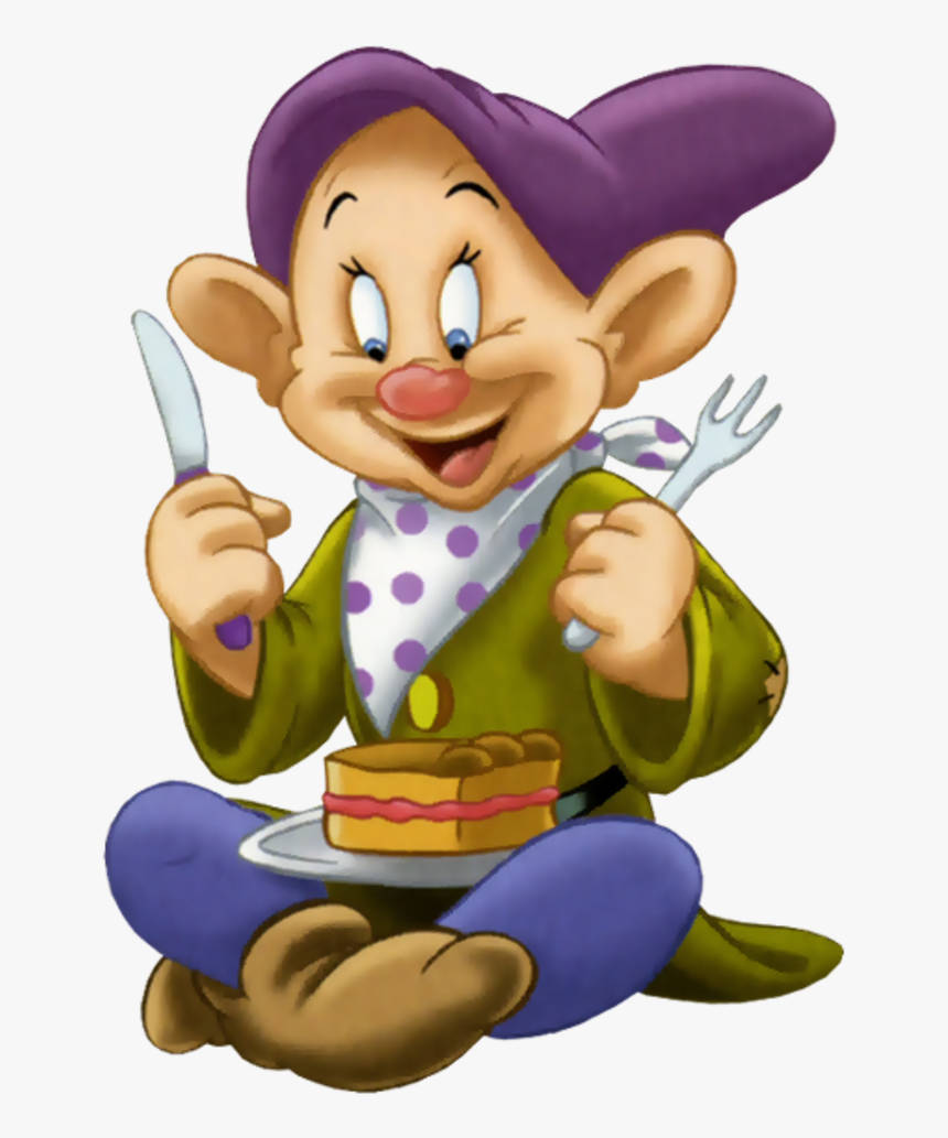 Dopey, dwarf, purple hat, SD Phone Wallpaper