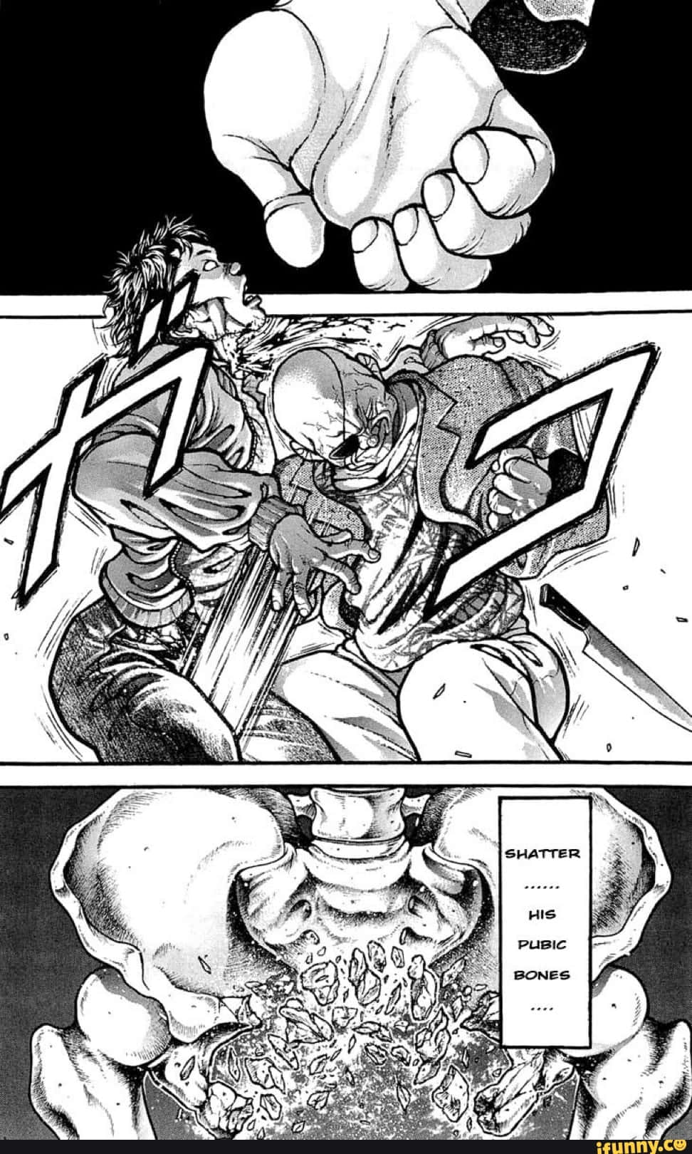 Doppo Orochi, manga panel, fighting stance, HD Phone Wallpaper