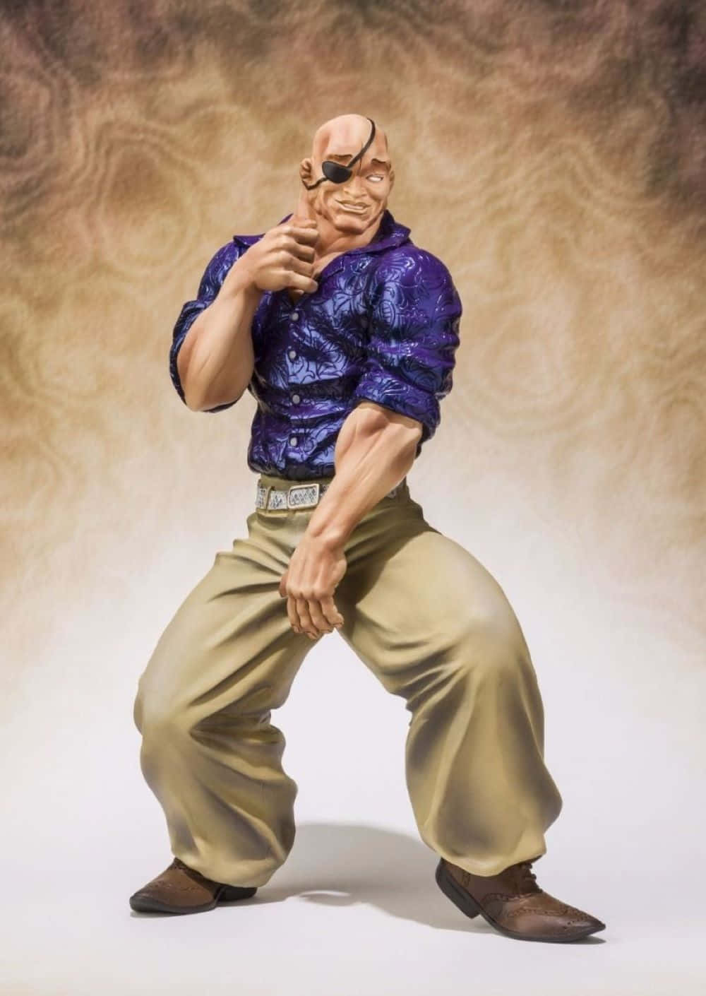 Doppo Orochi, eyepatch, purple patterned shirt, HD Phone Wallpaper