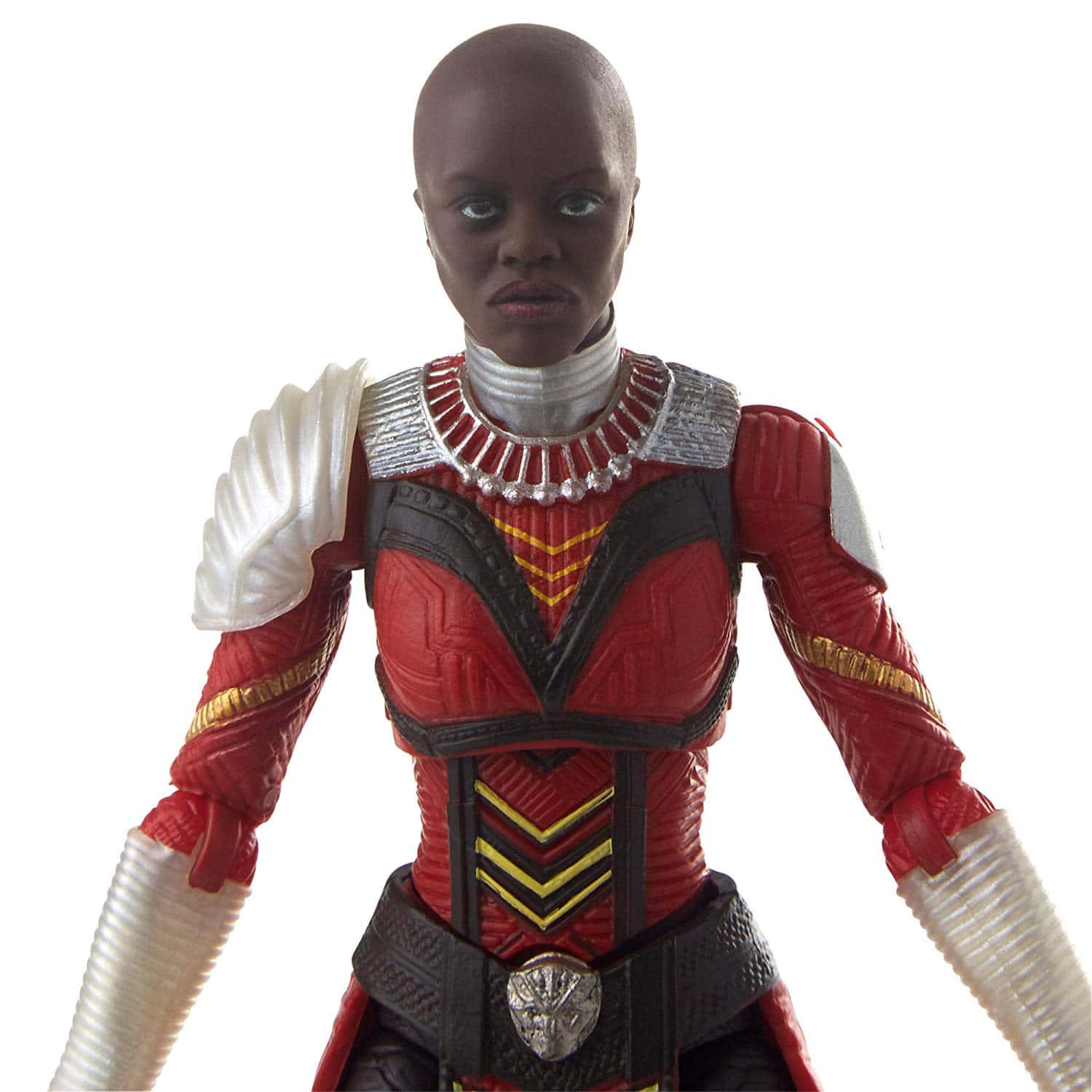 Dora Milaje, red gold and silver armor, Black female superhero, HD Desktop Wallpaper