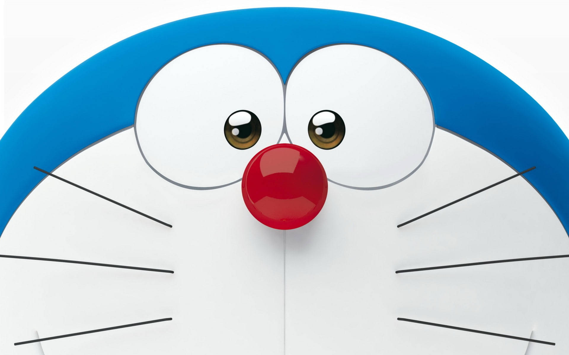 Doraemon, 3D, large round eyes, Full HD Desktop Wallpaper