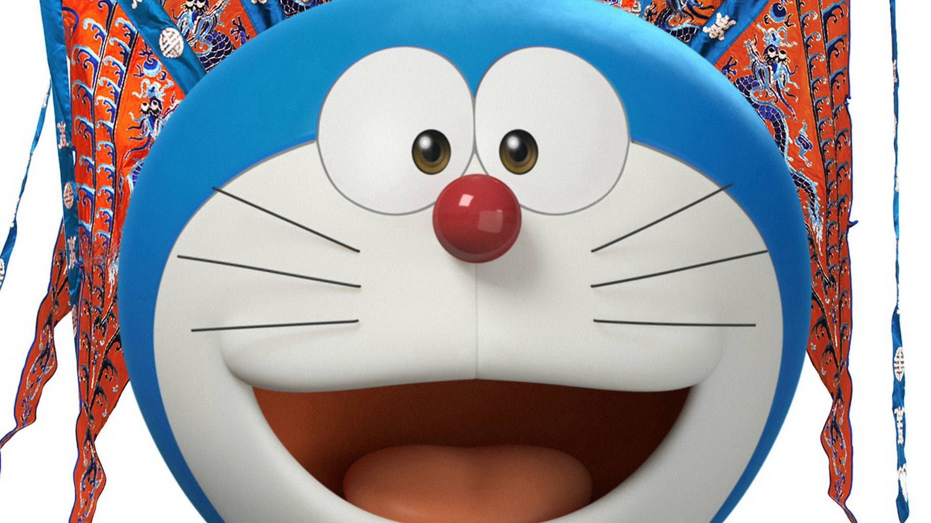 Doraemon, 3D, close up, Full HD Desktop Wallpaper