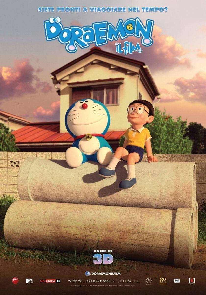 Doraemon, Nobita, large pipes, SD Phone Wallpaper