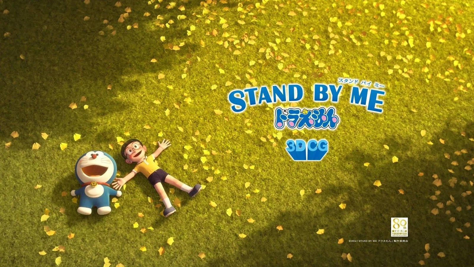 Doraemon, Nobita, autumn ground, HD Desktop Wallpaper