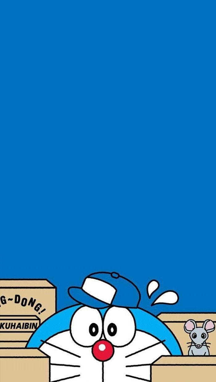 Doraemon, iPhone, graphic art, SD Phone Wallpaper