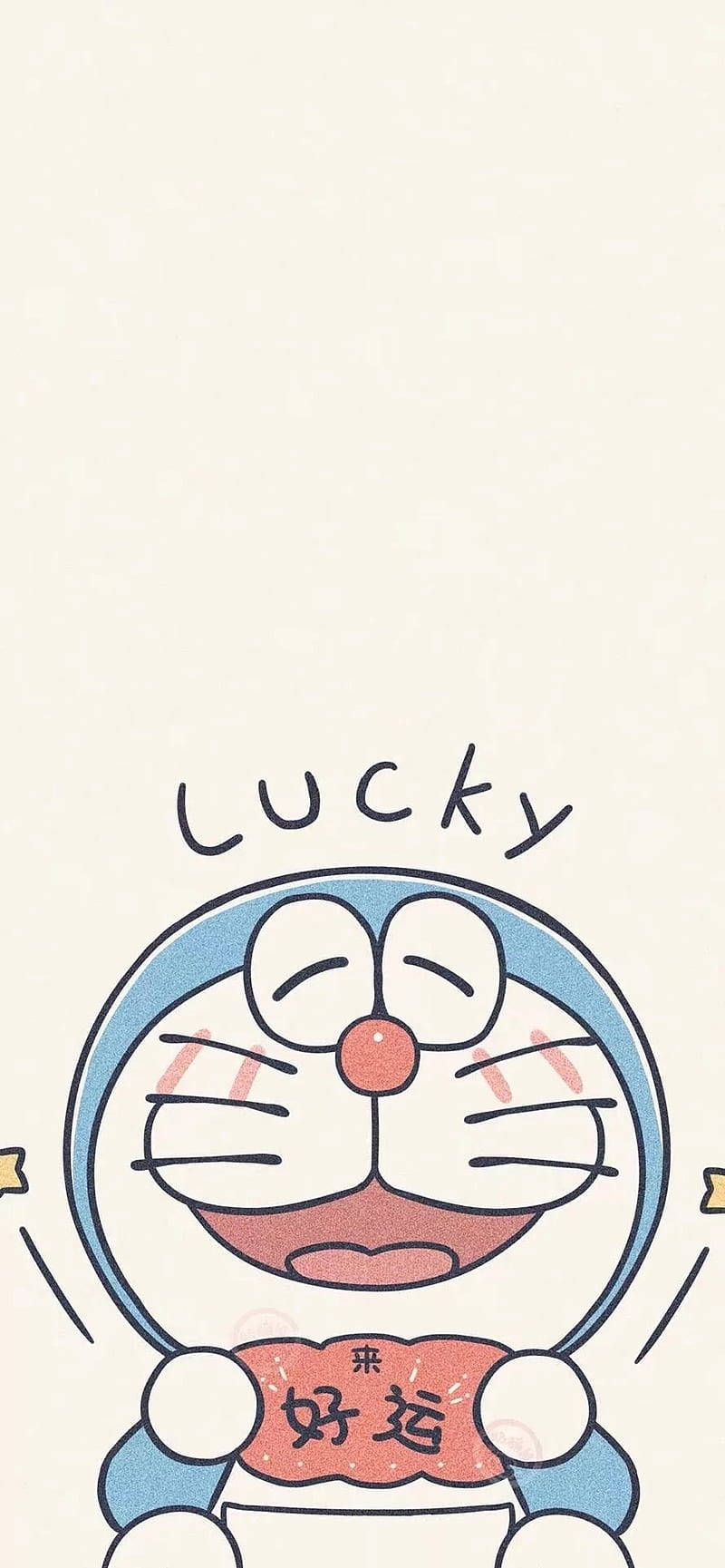 Doraemon, iPhone, blue helmet, HD Phone Wallpaper