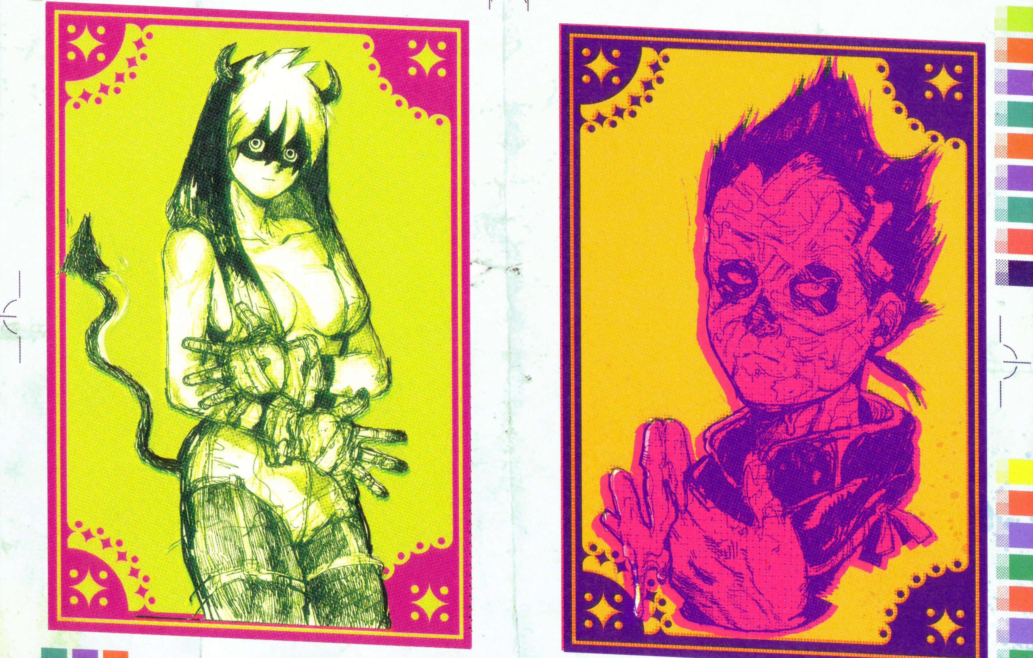 Dorohedoro, devil horns, tails, 2K Desktop Wallpaper