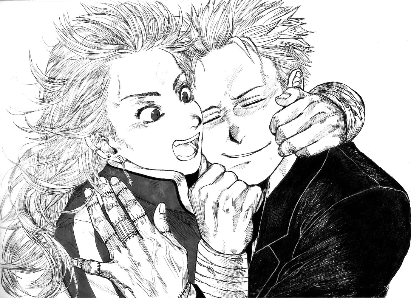 Dorohedoro, smokey world, wild hair, HD Desktop Wallpaper