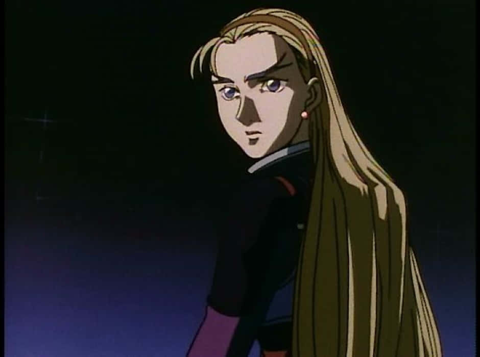 Dorothy Catalonia, blonde anime character, purple eyes, SD Desktop Wallpaper