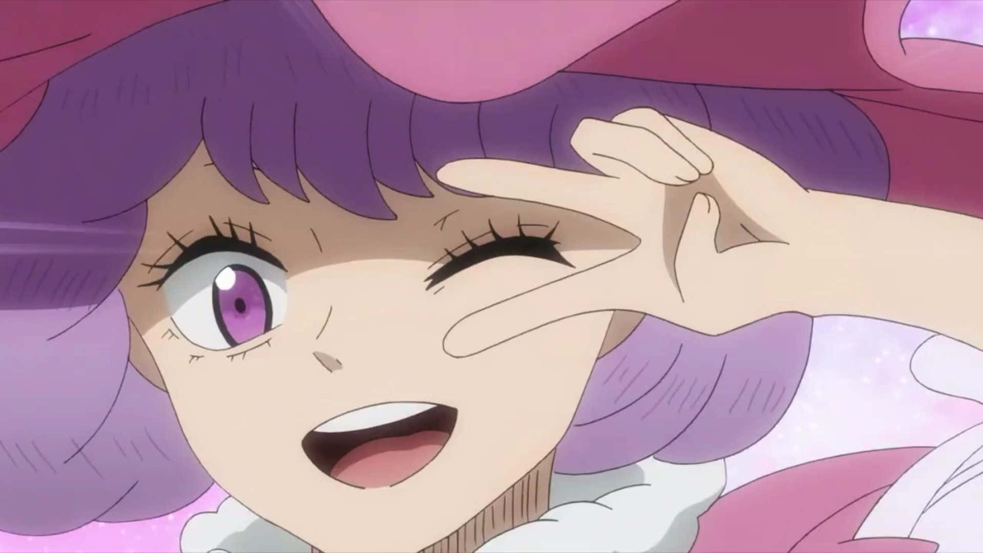 Dorothy Unsworth, purple hair, purple eyes, Full HD Desktop Wallpaper